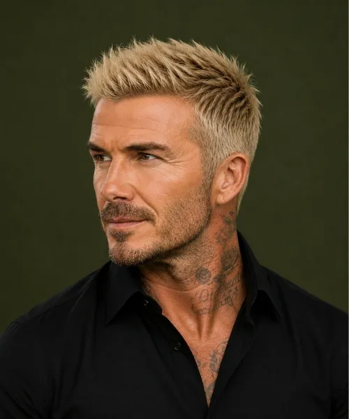 David Beckham Blonde Hair: The Trend-Setting Color Change
