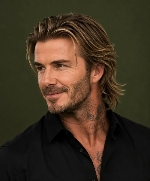 David Beckham Long Hair: The Relaxed and Effortlessly Cool Look