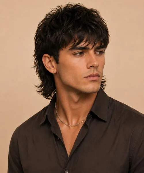 Modern Mullet Straight Hair Men Prefer for a Trendy Look
