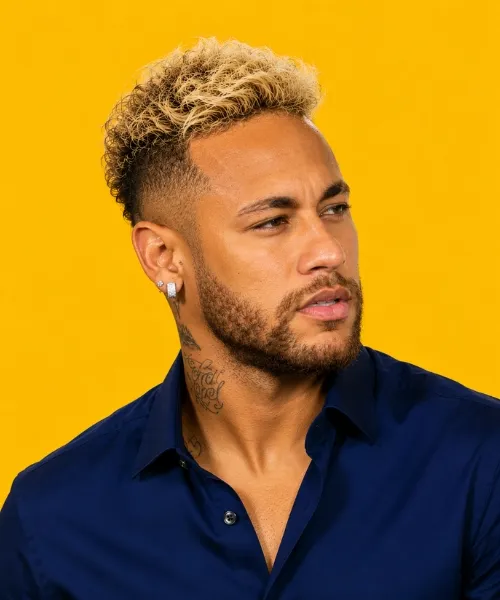 Neymar Jr Blonde Hair 2018: One of His Most Iconic Looks