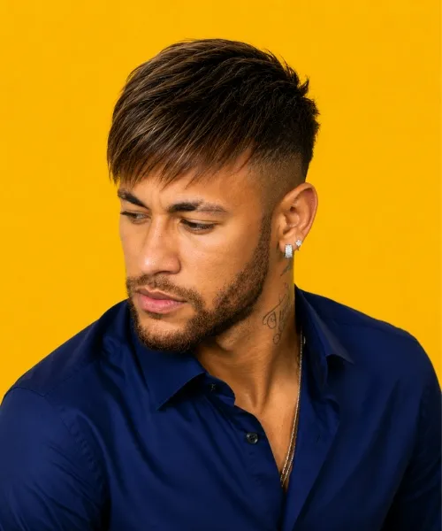 Neymar Jr Straight Hair: Clean and Versatile