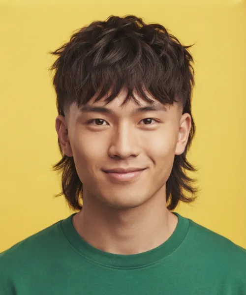 Asian Men Modern Mullet: The Trendy Cut That Blends Texture and Style