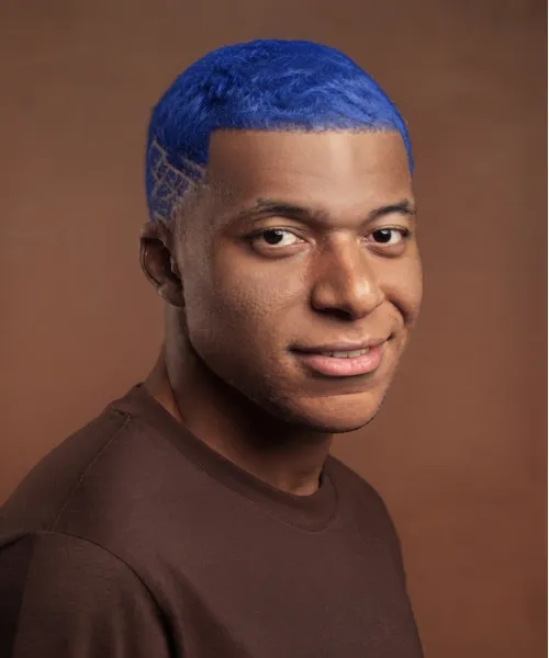 Blue Hair Mbappe: Modern, Creative, and Stylish