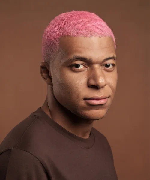 Mbappe Pink Hair: Bright, Confident, and Eye-Catching