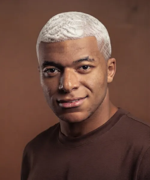 Mbappe White Hair: A Bright and Modern Finish