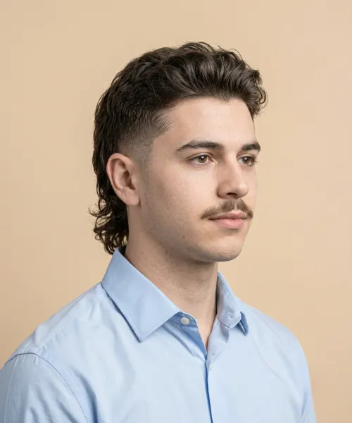 Medium Length Modern Mullet Hairs