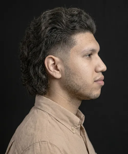 Modern Mullet Burst Fade Hairdesign