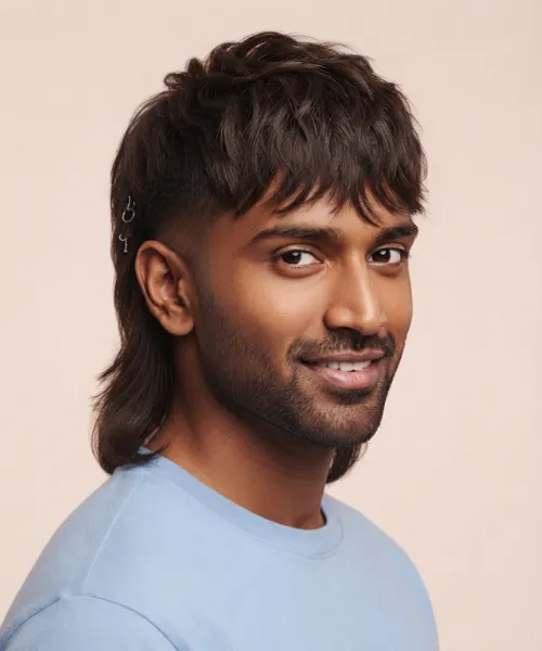 Modern Mullet Long Hair Offers More Styling Options