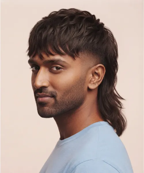 The Long Modern Mullet Hairs