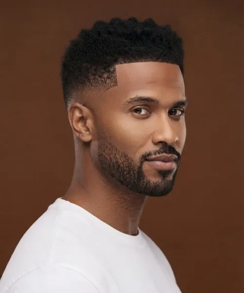 High Taper With Longer Top Hairs
